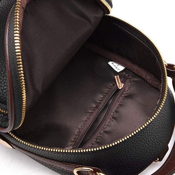 Leather pattern Backpack main image 4